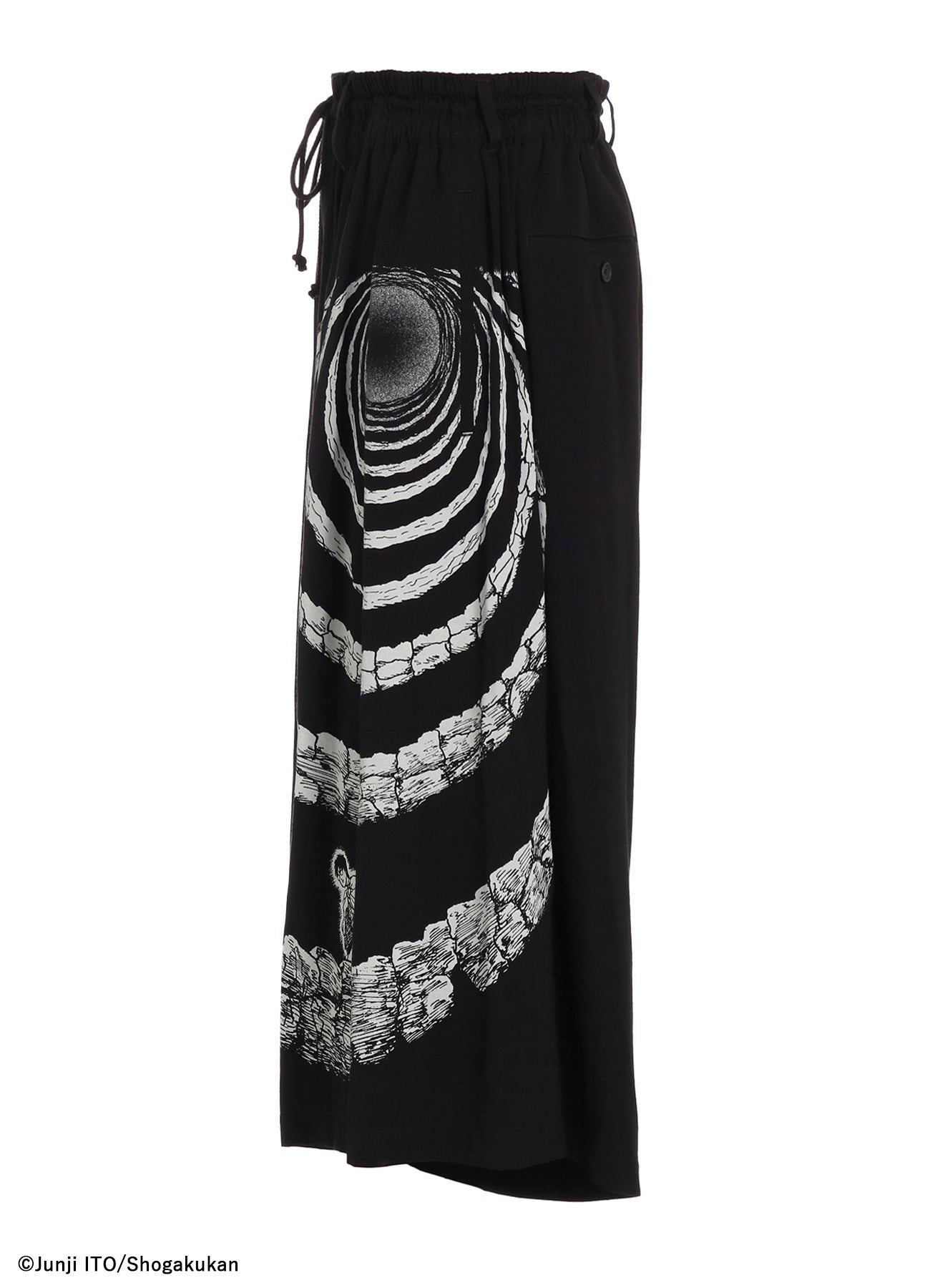 S'YTE × JUNJI ITO -UZUMAKI- THE SPIRAL PRINTED CULOTTE PANTS
