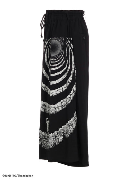 S'YTE × JUNJI ITO -UZUMAKI- THE SPIRAL PRINTED CULOTTE PANTS