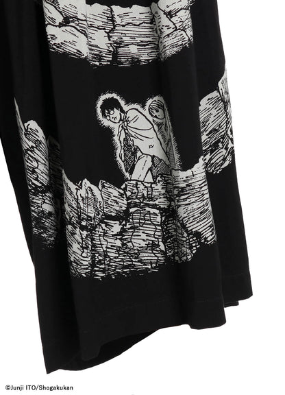 S'YTE × JUNJI ITO -UZUMAKI- THE SPIRAL PRINTED CULOTTE PANTS