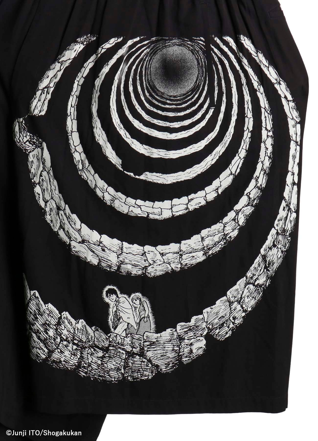 S'YTE × JUNJI ITO -UZUMAKI- THE SPIRAL PRINTED CULOTTE PANTS