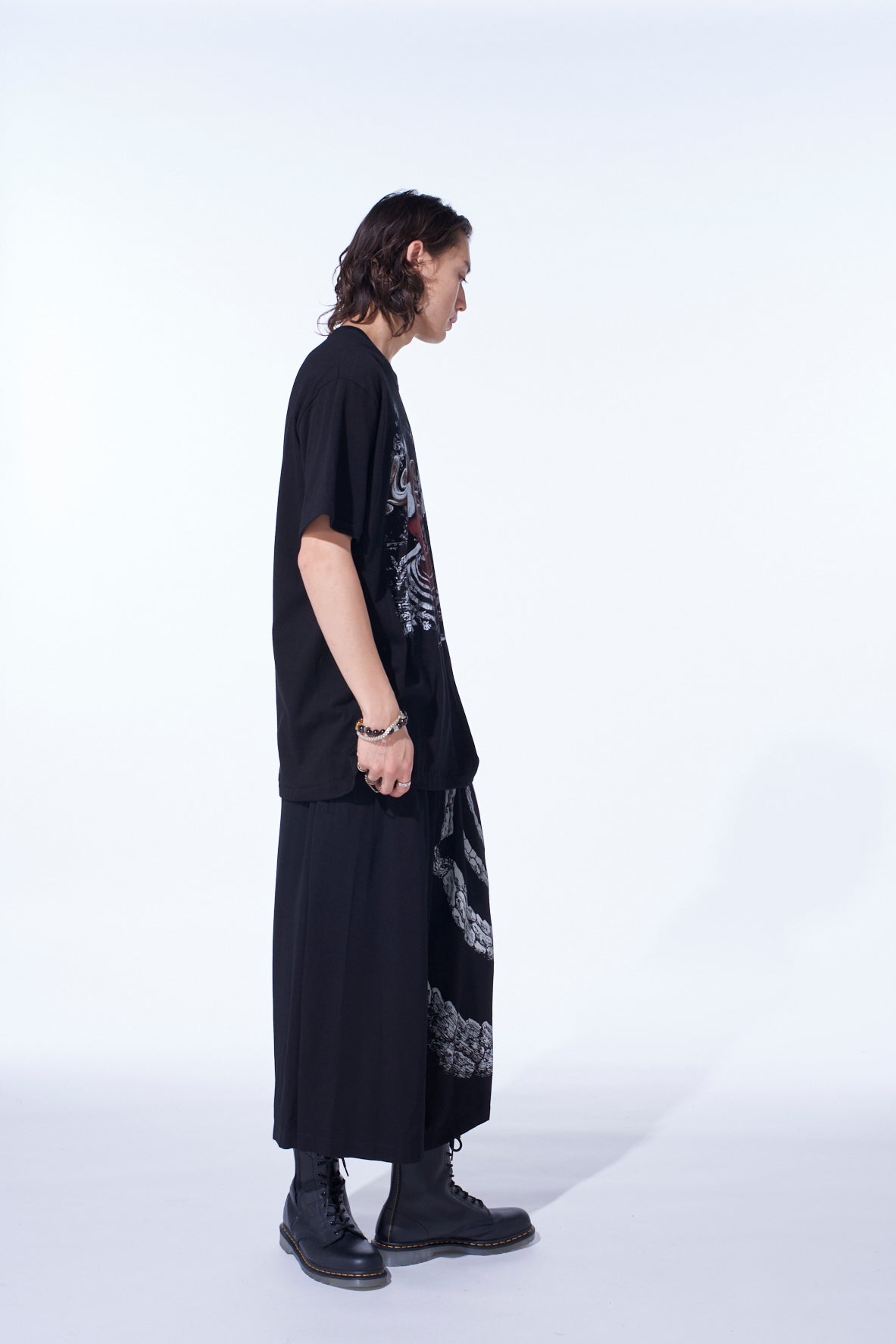 S'YTE × JUNJI ITO -UZUMAKI- THE SPIRAL PRINTED CULOTTE PANTS