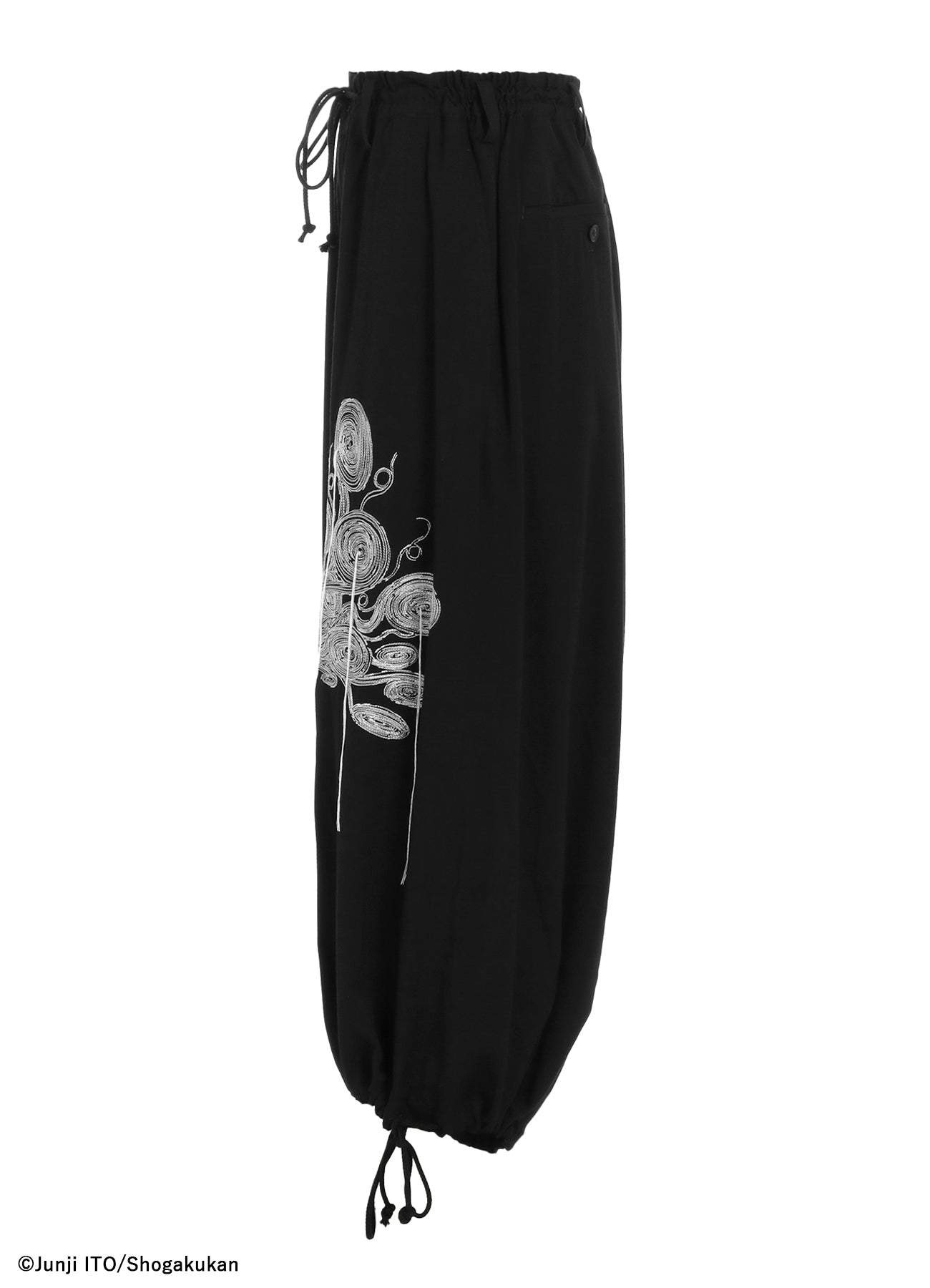 S'YTE × JUNJI ITO -UZUMAKI- UZUMAKI MOTIF EMBROIDERY HAKAMA