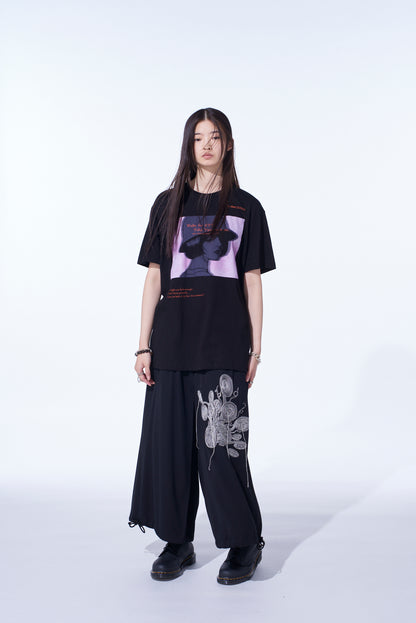 S'YTE × JUNJI ITO -UZUMAKI- UZUMAKI MOTIF EMBROIDERY HAKAMA BALLOON PANTS