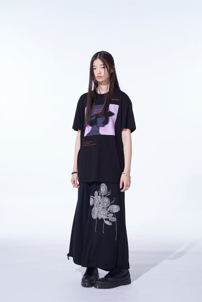 S'YTE × JUNJI ITO -UZUMAKI- UZUMAKI MOTIF EMBROIDERY HAKAMA BALLOON PANTS