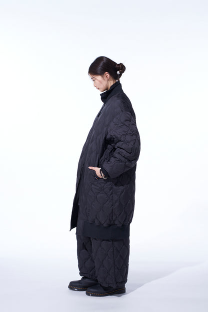 【S'YTE X TAION】ELASTIC-HEM QUILTED DOWN PANTS