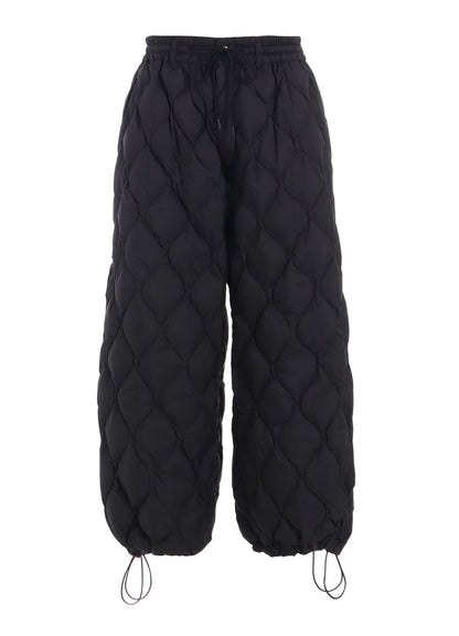 【S'YTE X TAION】ELASTIC-HEM QUILTED DOWN PANTS