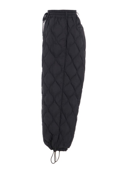 【S'YTE X TAION】ELASTIC-HEM QUILTED DOWN PANTS