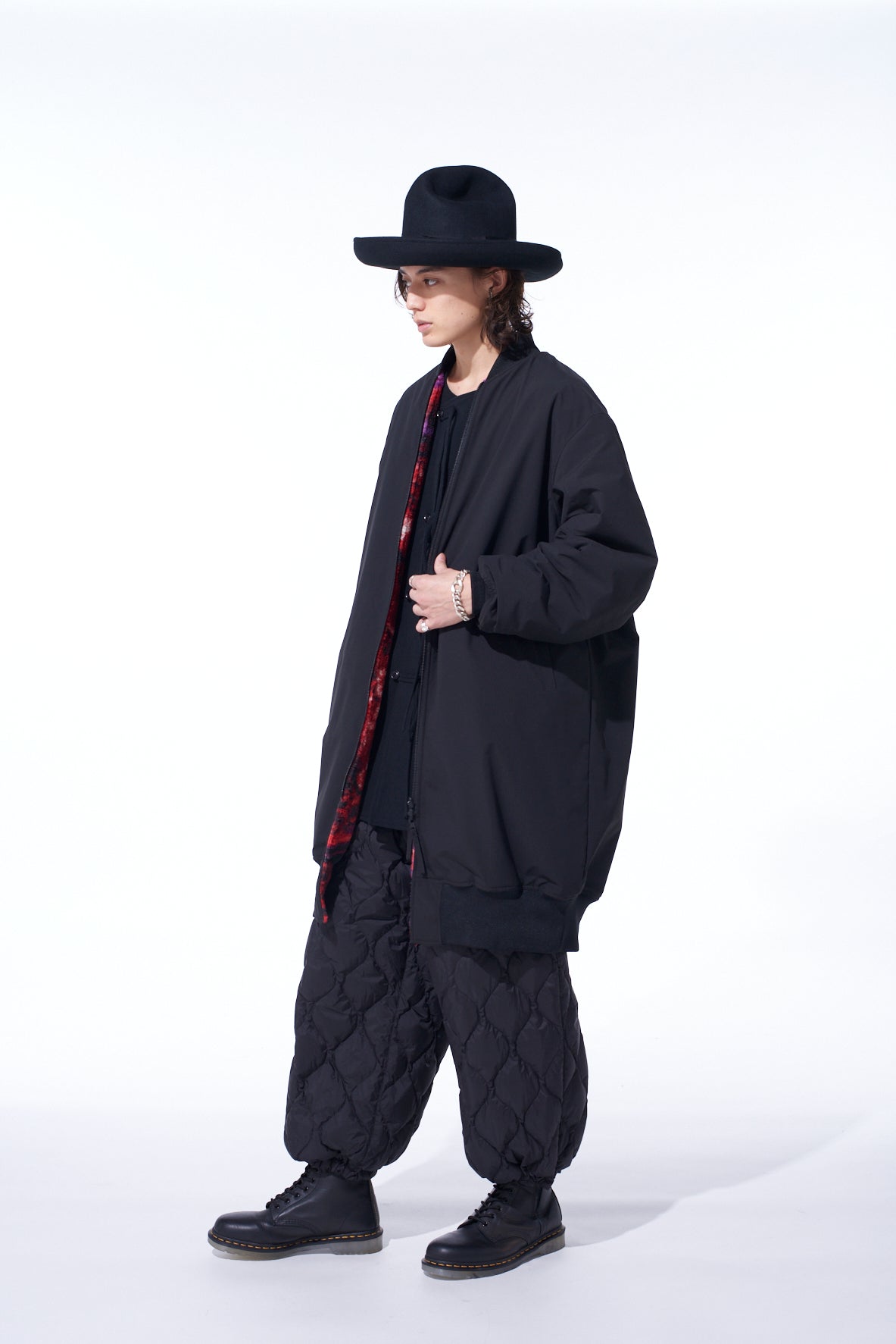 【S'YTE X TAION】ELASTIC-HEM QUILTED DOWN PANTS