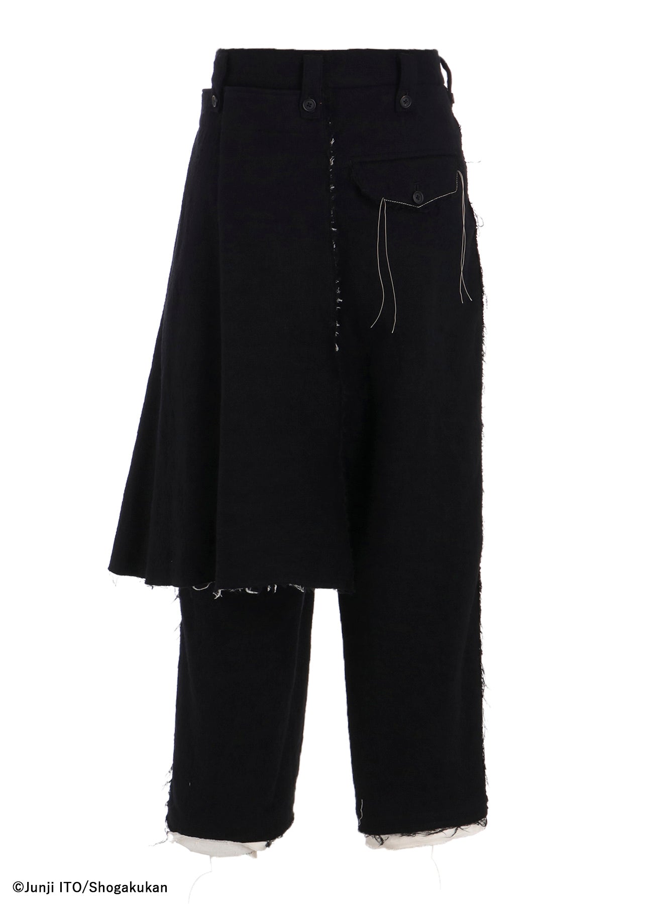 S'YTE × JUNJI ITO -UZUMAKI- KIRIE PRINTED WRAP SKIRT PANTS