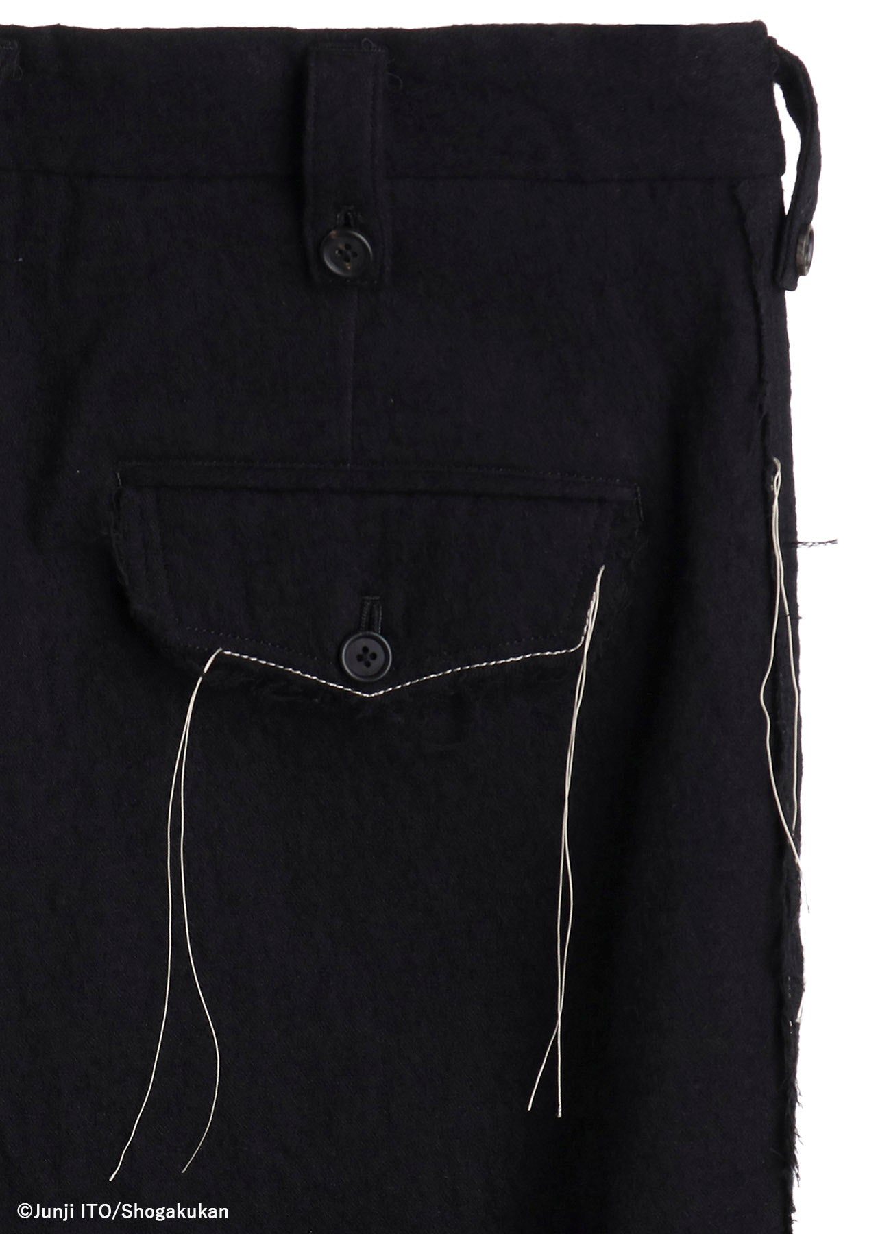 S'YTE × JUNJI ITO -UZUMAKI- KIRIE PRINTED WRAP SKIRT PANTS