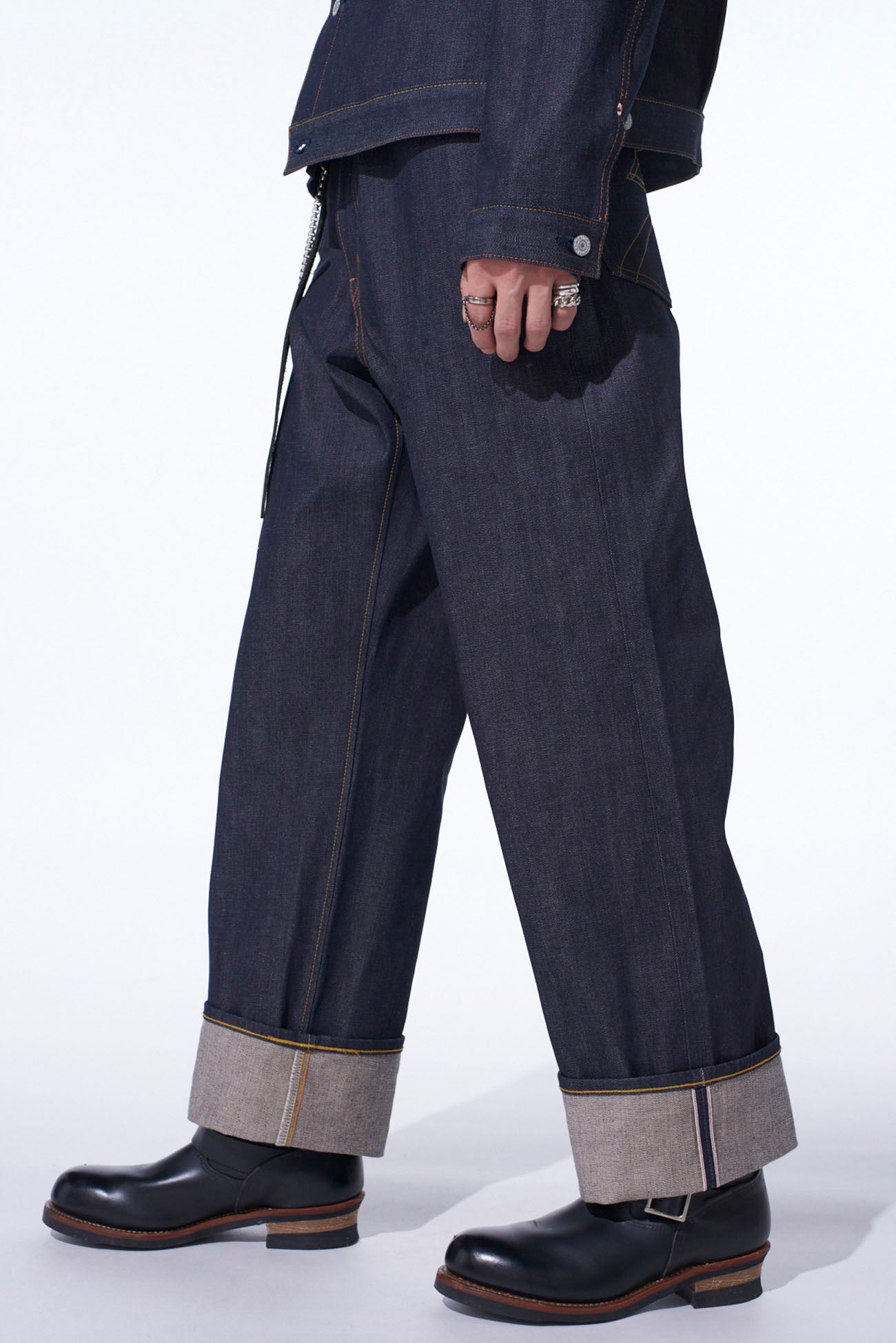 EDWIN×S'YTE (yohji yamamoto) デニムパンツ505Z S'YTE × EDWIN RIGID SELVEDGE DENIM -TYPE 505Z- – THE SHOP YOHJI