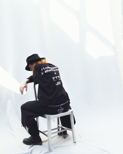 -S’YTE × GDC Collaborate Collection-WEPON CLOTH LOGO-PRINTED HAKAMA BALLOON PANTS