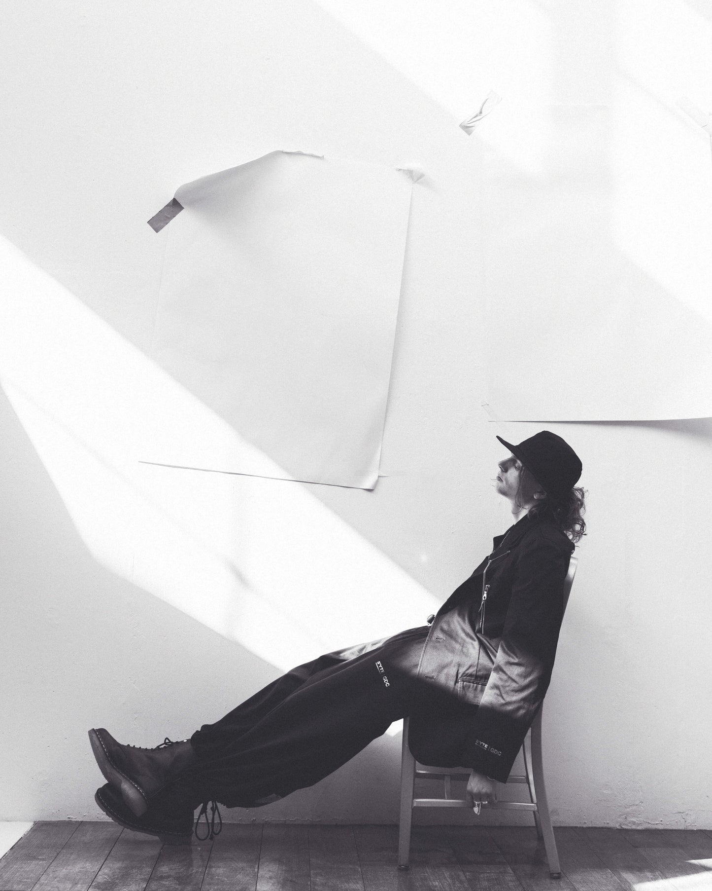 -S’YTE × GDC Collaborate Collection-WEPON CLOTH LOGO-PRINTED HAKAMA BALLOON PANTS