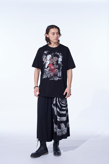 S'YTE × JUNJI ITO -UZUMAKI- KIRIE’S SPIRAL DRESS GRAPHIC T-SHIRT