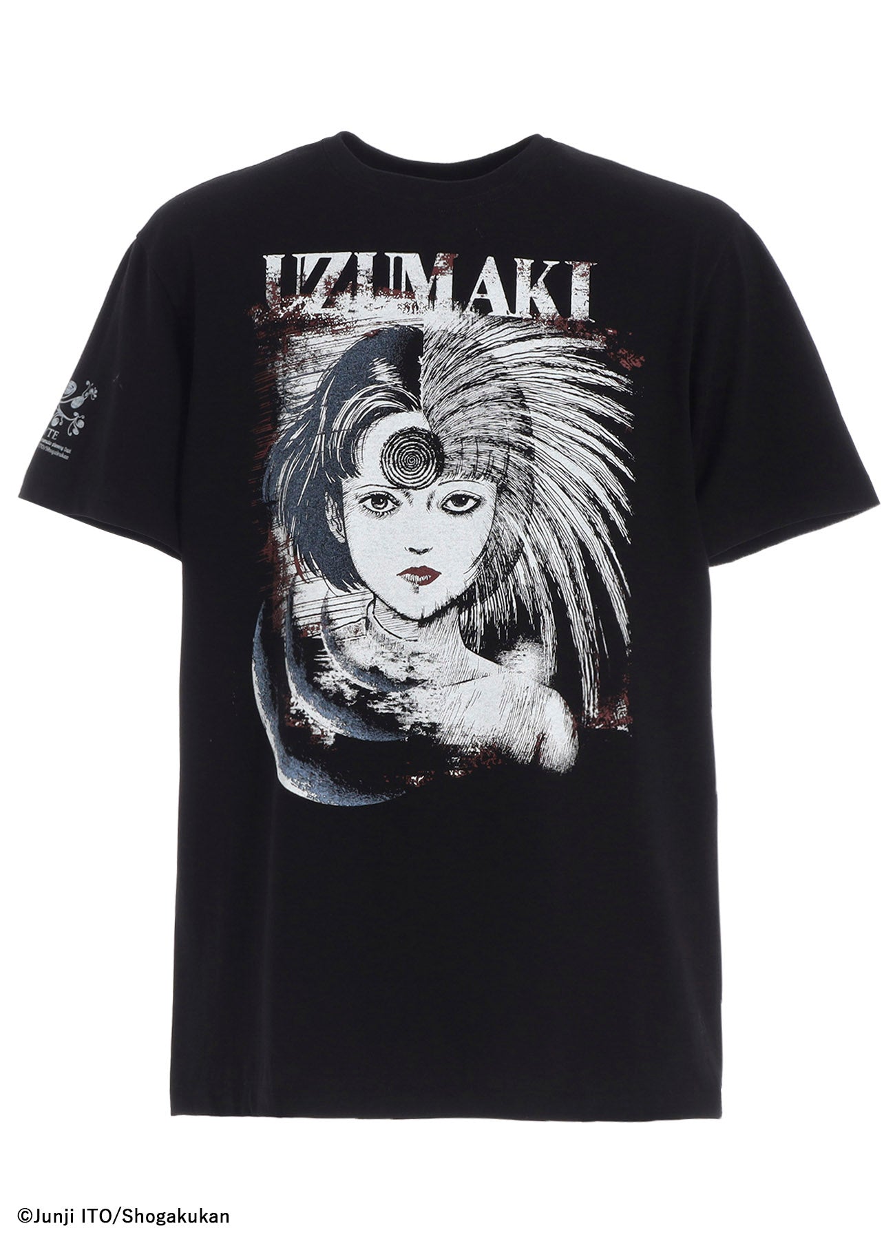 S'YTE × JUNJI ITO -UZUMAKI- AZAMI COLLAGE GRAPHIC T-SHIRT