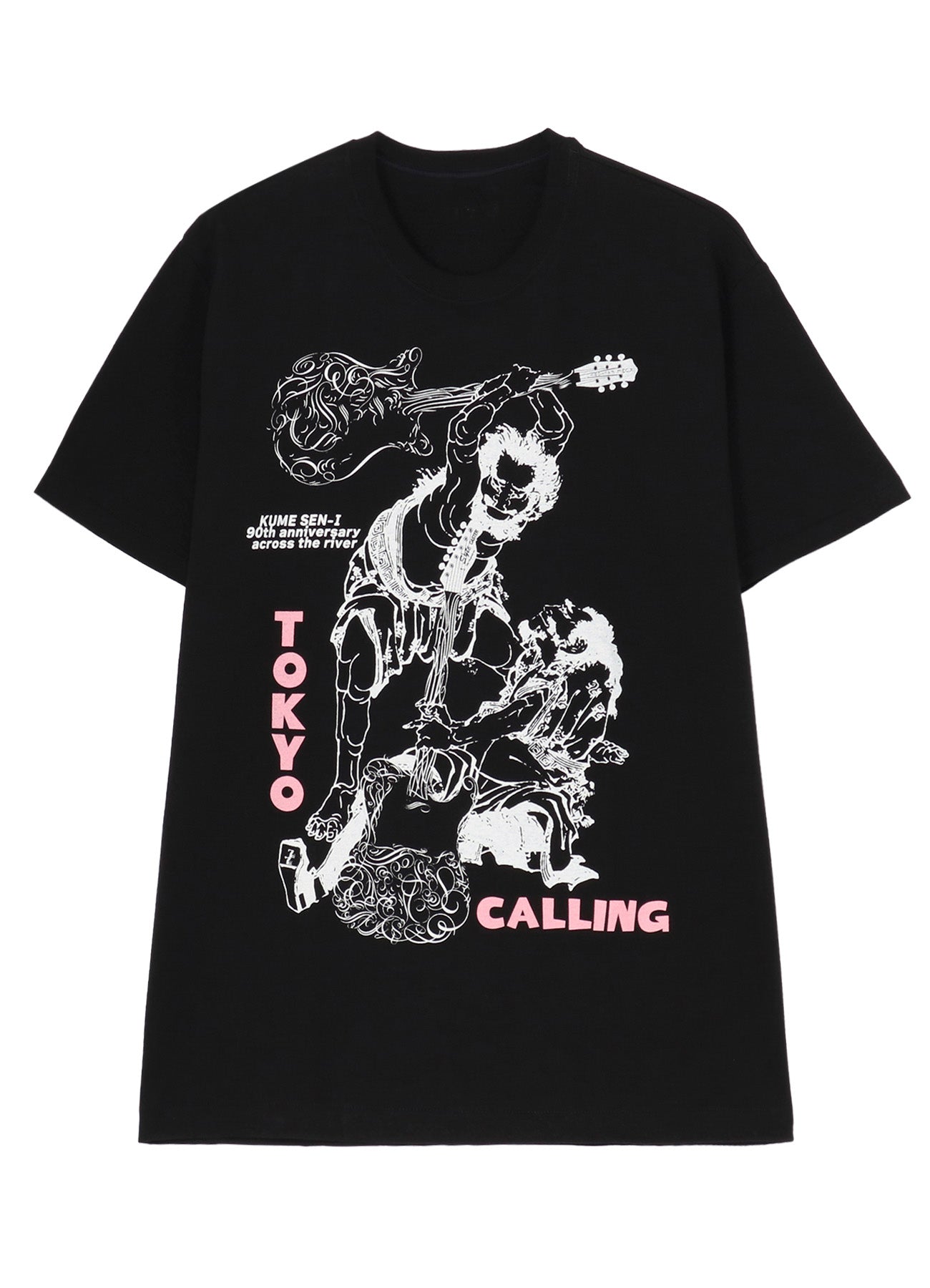 【KUME 90th Anniversary Across the River】Hokusai × Love Guitar Tokyo Calling T-shirt