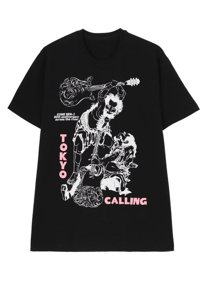 【KUME 90th Anniversary Across the River】Hokusai × Love Guitar Tokyo Calling T-shirt