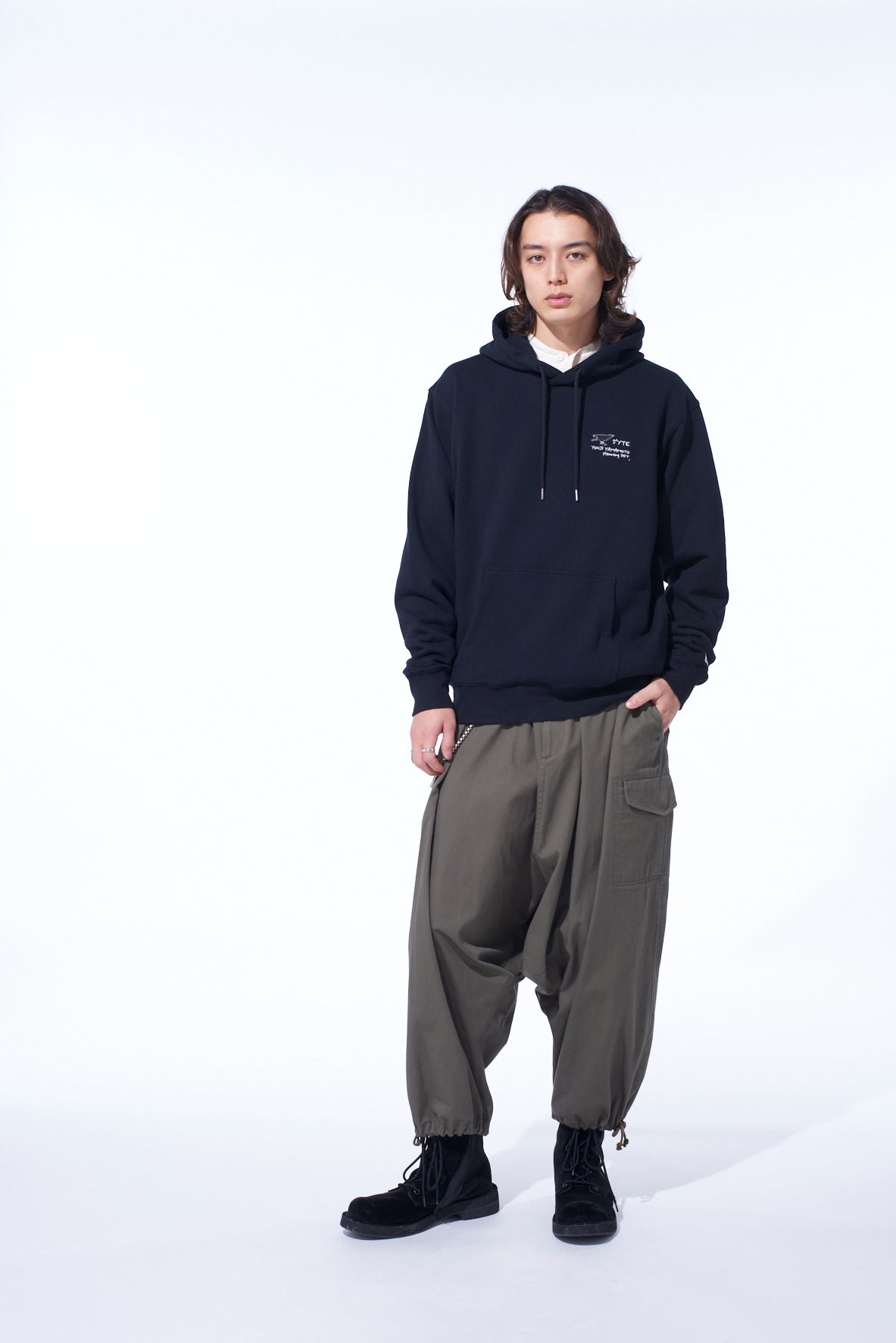 S'YTE × New Era LOGO PULLOVER HOODIE