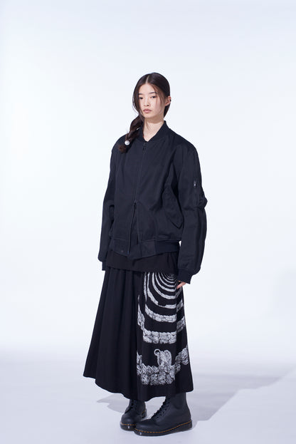 S'YTE × JUNJI ITO -UZUMAKI- AZAMI EMBROIDERY BOMBER JACKET