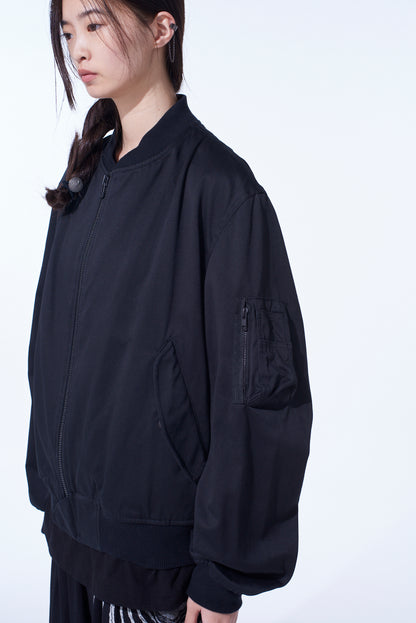 S'YTE × JUNJI ITO -UZUMAKI- AZAMI EMBROIDERY BOMBER JACKET