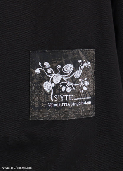 S'YTE × JUNJI ITO -UZUMAKI- KIRIE EMBROIDERY ZIPPER BLOUSON