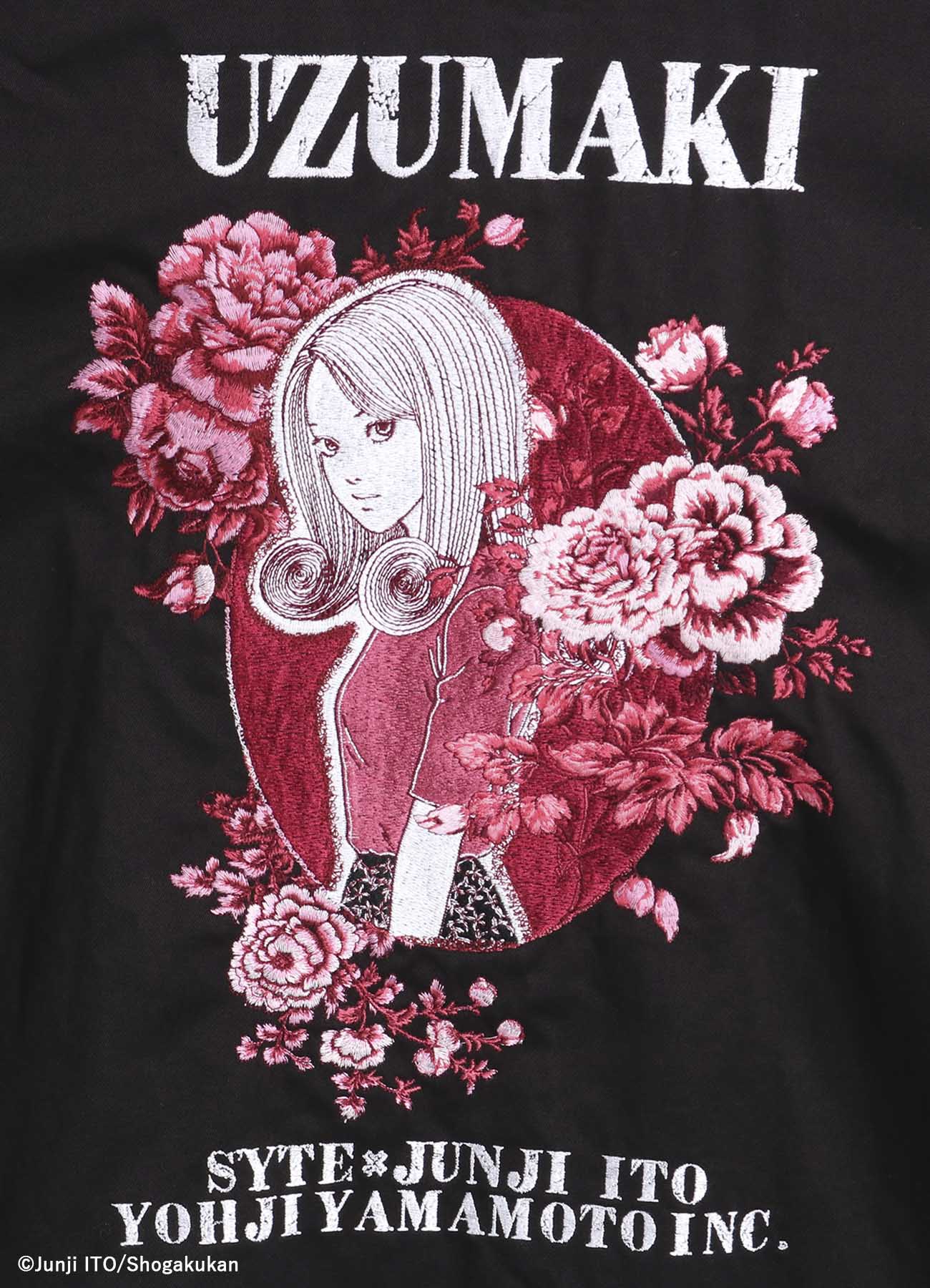 S'YTE × JUNJI ITO -UZUMAKI- KIRIE EMBROIDERY ZIPPER BLOUSON – THE