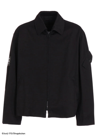 S'YTE × JUNJI ITO -UZUMAKI- KIRIE EMBROIDERY ZIPPER BLOUSON