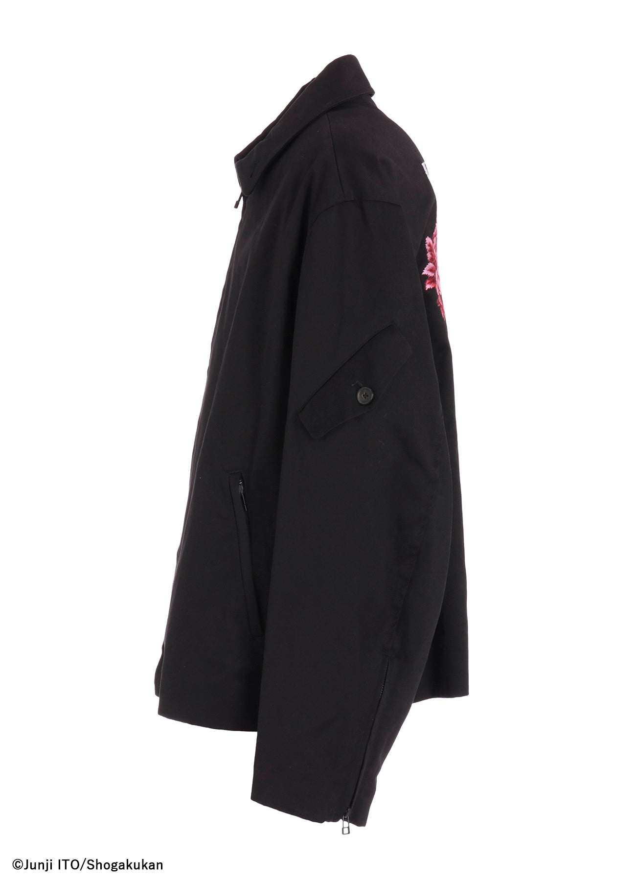S'YTE × JUNJI ITO -UZUMAKI- KIRIE EMBROIDERY ZIPPER BLOUSON