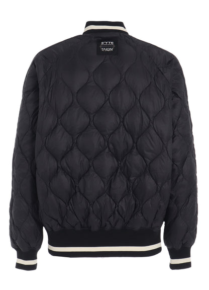 【S'YTE X TAION】EMBROIDERY QUILTED DOWN REVERSIBLE BOMBER JACKET