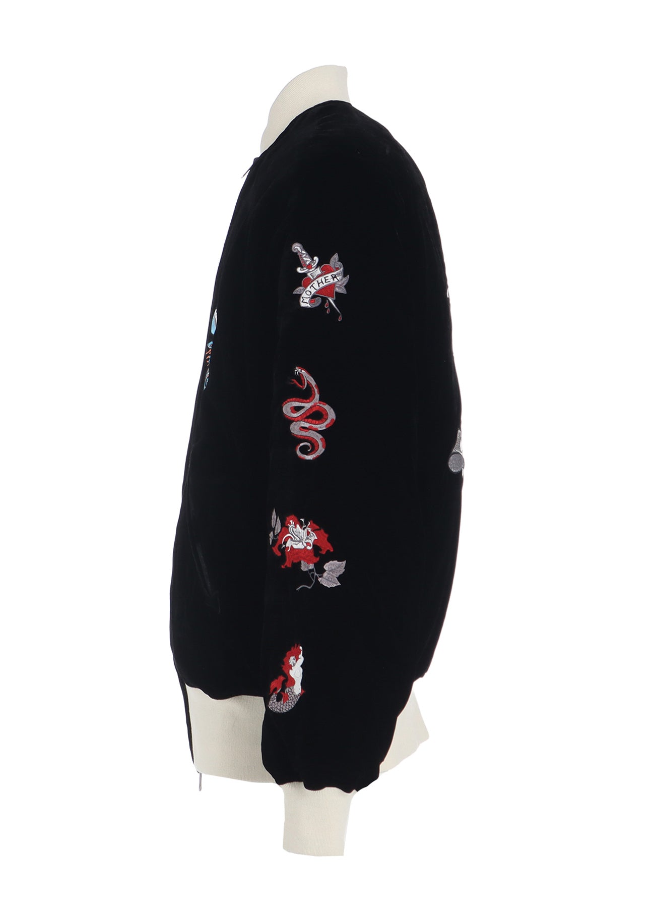 【S'YTE X TAION】EMBROIDERY QUILTED DOWN REVERSIBLE BOMBER JACKET