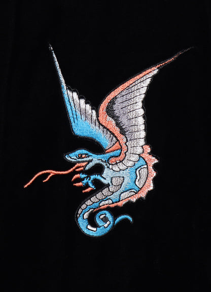 【S'YTE X TAION】EMBROIDERY QUILTED DOWN REVERSIBLE BOMBER JACKET