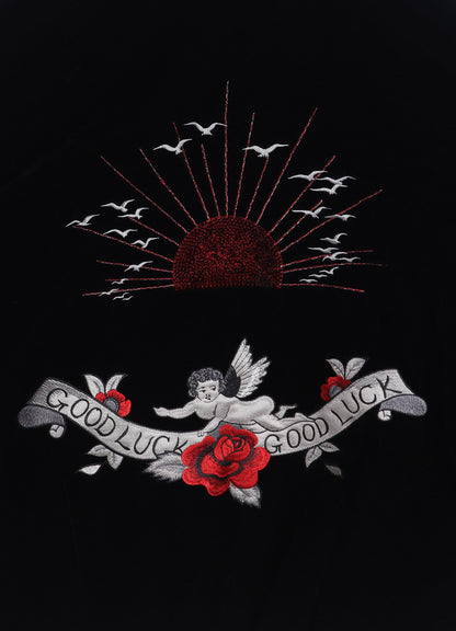 【S'YTE X TAION】EMBROIDERY QUILTED DOWN REVERSIBLE BOMBER JACKET