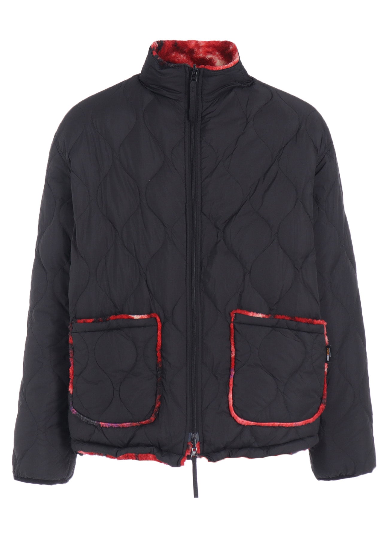 【S'YTE X TAION】REVERSIBLE QUILTED RED PRINTED FLEECE JACKET