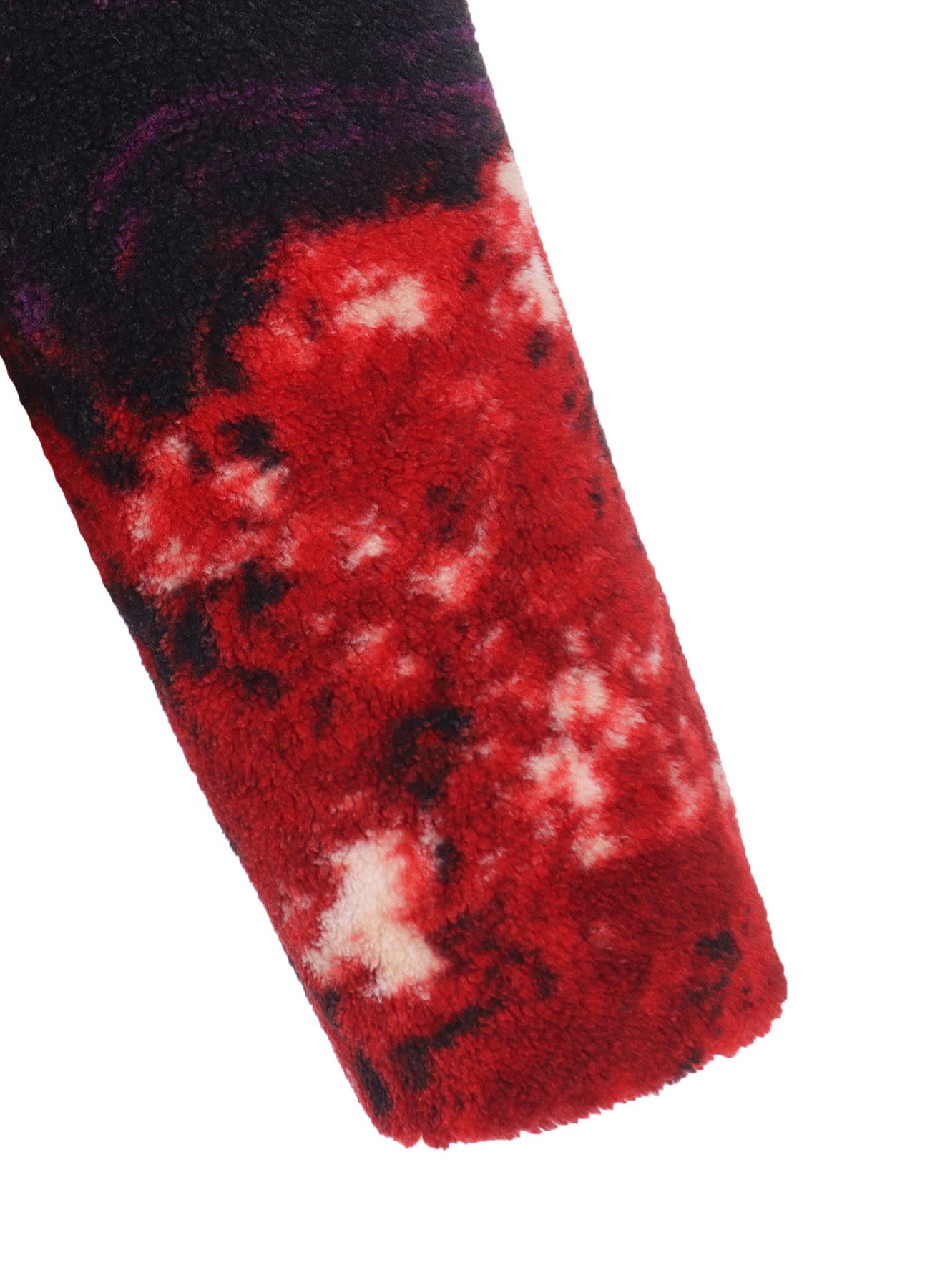 【S'YTE X TAION】REVERSIBLE QUILTED RED PRINTED FLEECE JACKET