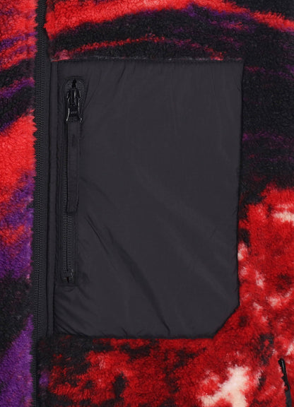 【S'YTE X TAION】REVERSIBLE QUILTED RED PRINTED FLEECE JACKET