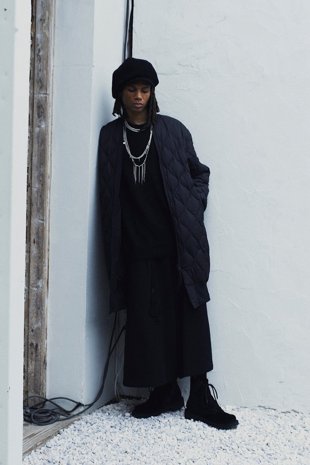 S'YTE X TAION】REVERSIBLE LONG BOMBER JACKET – THE SHOP YOHJI YAMAMOTO