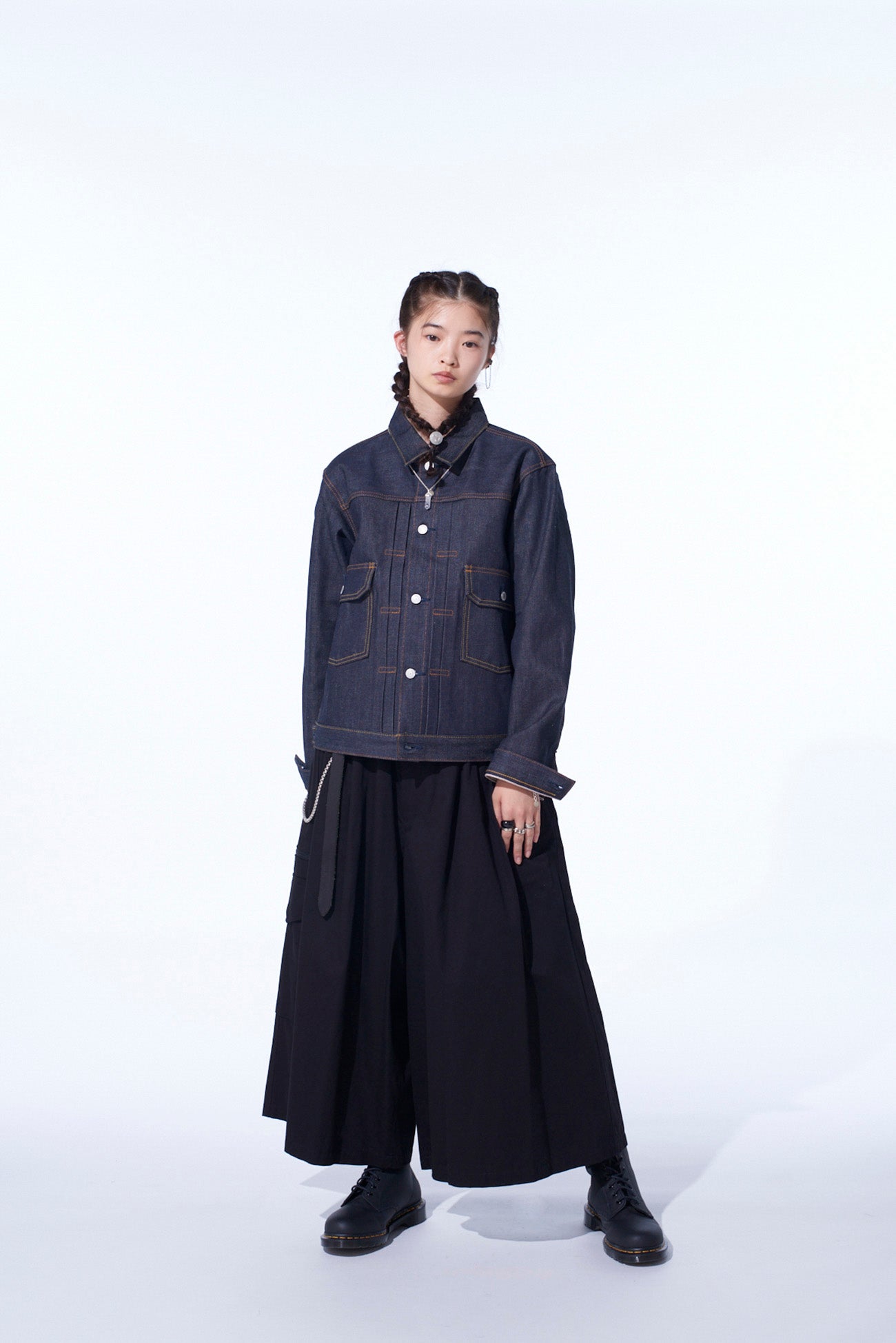 S'YTE × EDWIN RIGID SELVEDGE DENIM TRACKER JACKET -TYPE