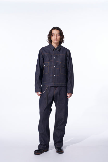S'YTE × EDWIN RIGID SELVEDGE DENIM TRACKER JACKET -TYPE 505ZX-