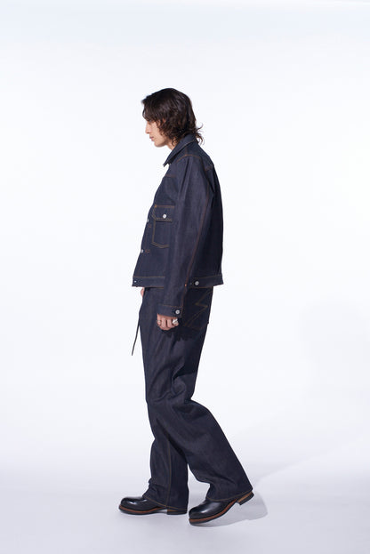S'YTE × EDWIN RIGID SELVEDGE DENIM TRACKER JACKET -TYPE 505ZX-