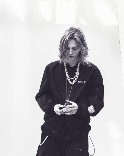 -S’YTE × GDC Collaborate Collection-WEPON CLOTH LOGO-PRINTED BOMBER JACKET