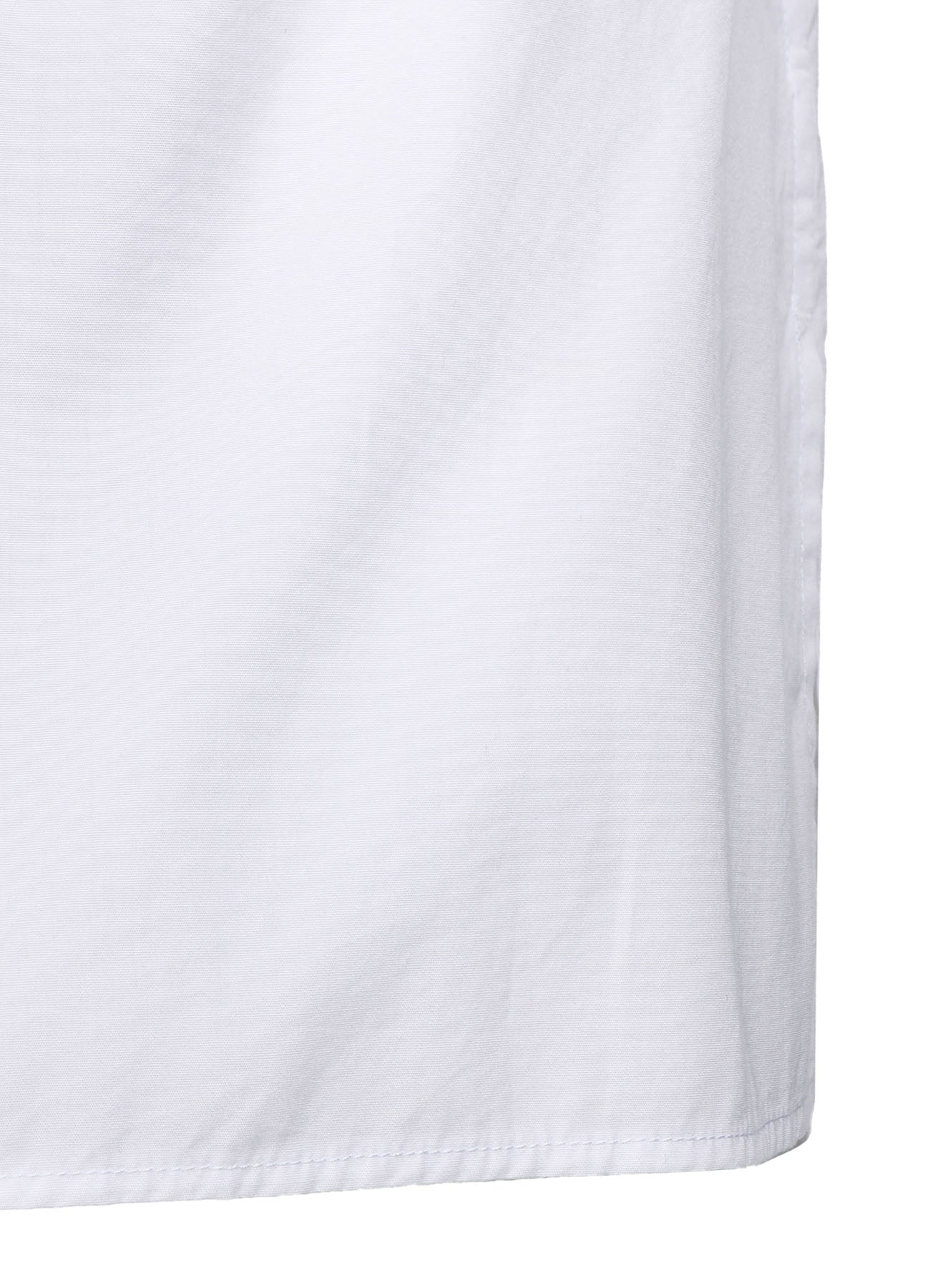 COTTON BROAD CLOTH DRAPED SHIRT