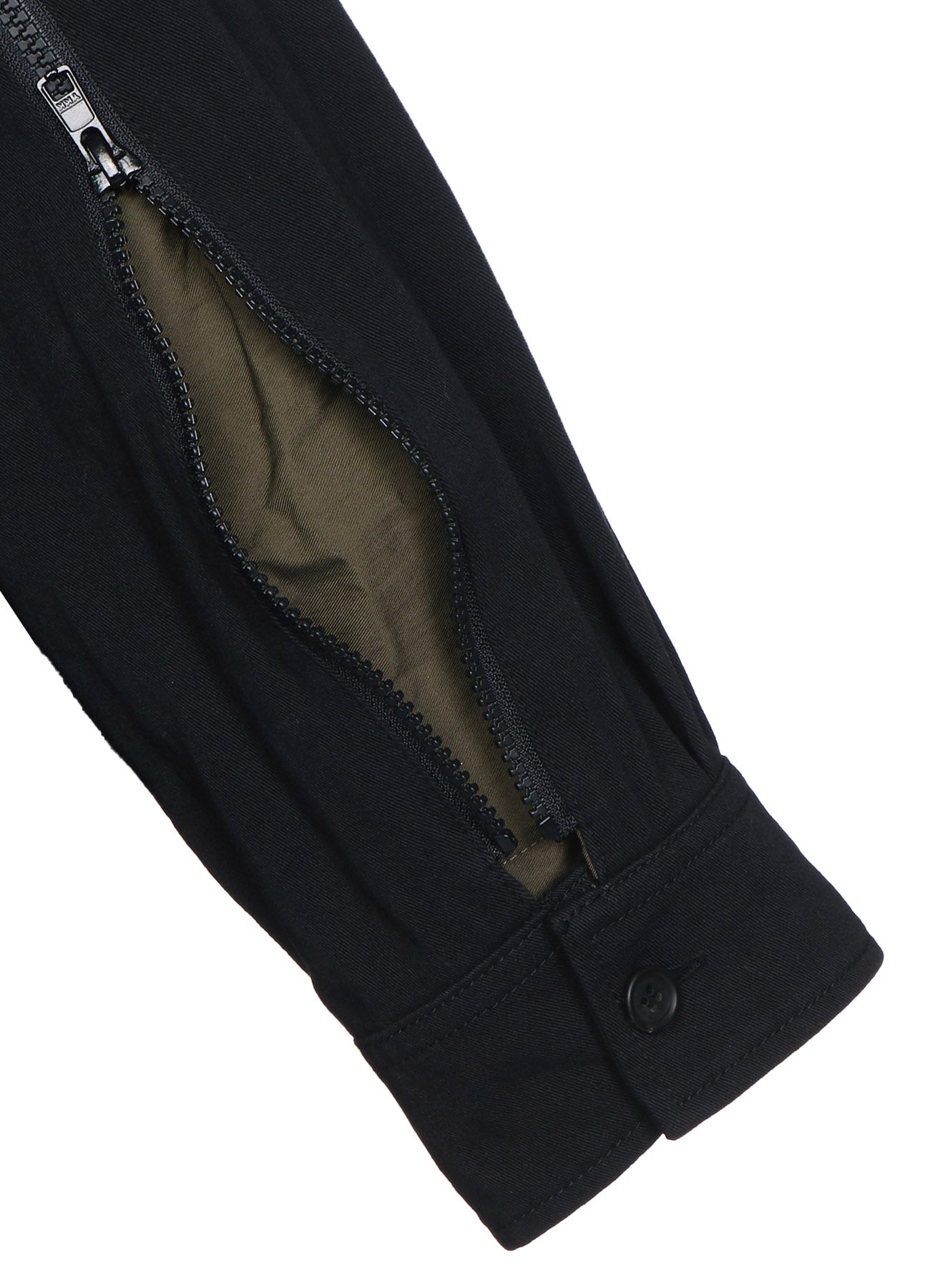 COTTON/HEMP TWILL BACK YOKE ZIP COAT – THE SHOP YOHJI YAMAMOTO