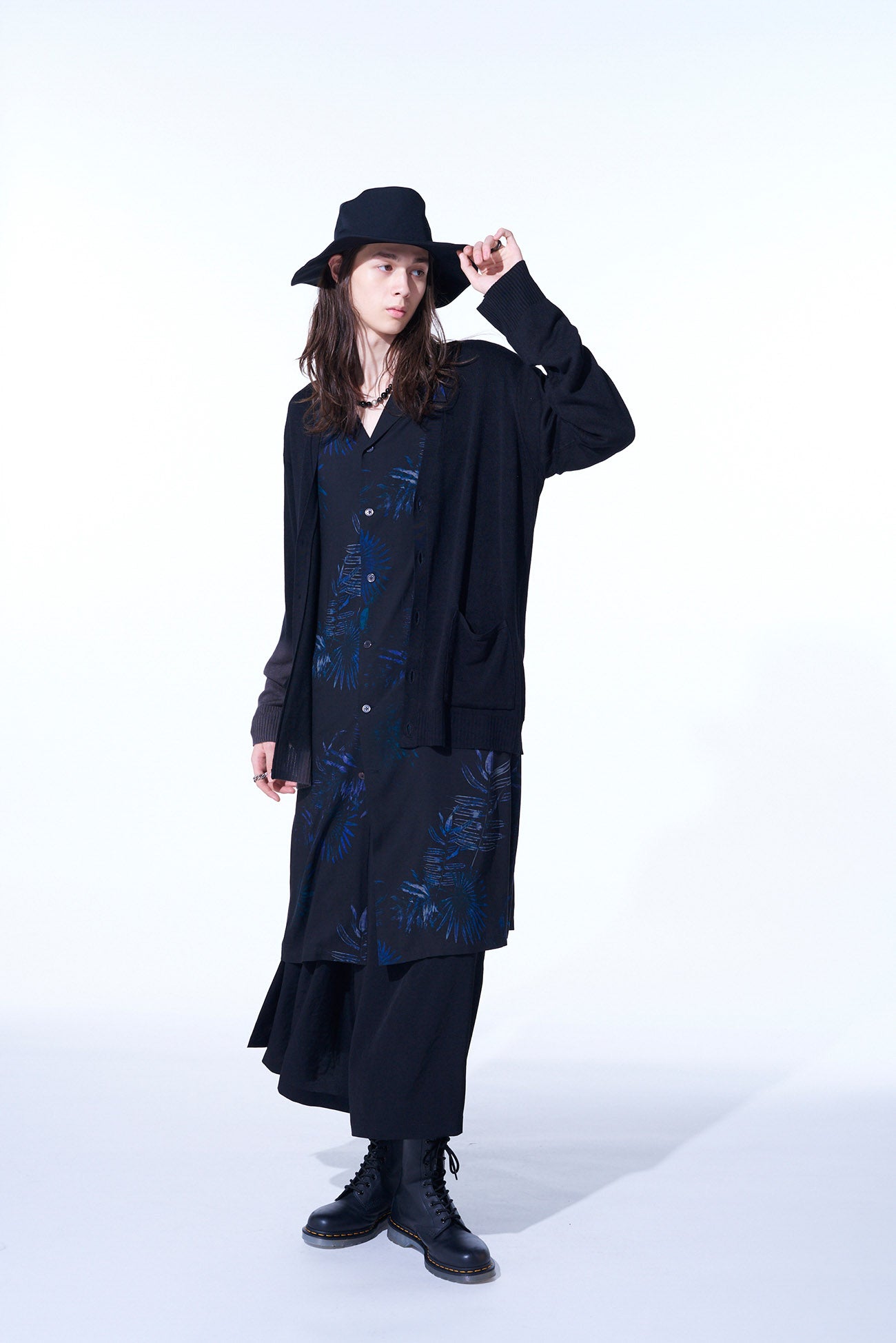 RY/SILK GRADATION CARDIGAN