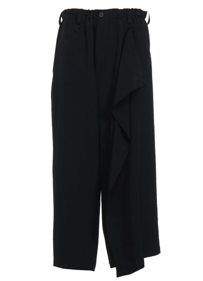 CREPE DE CHINE WRAP PANTS