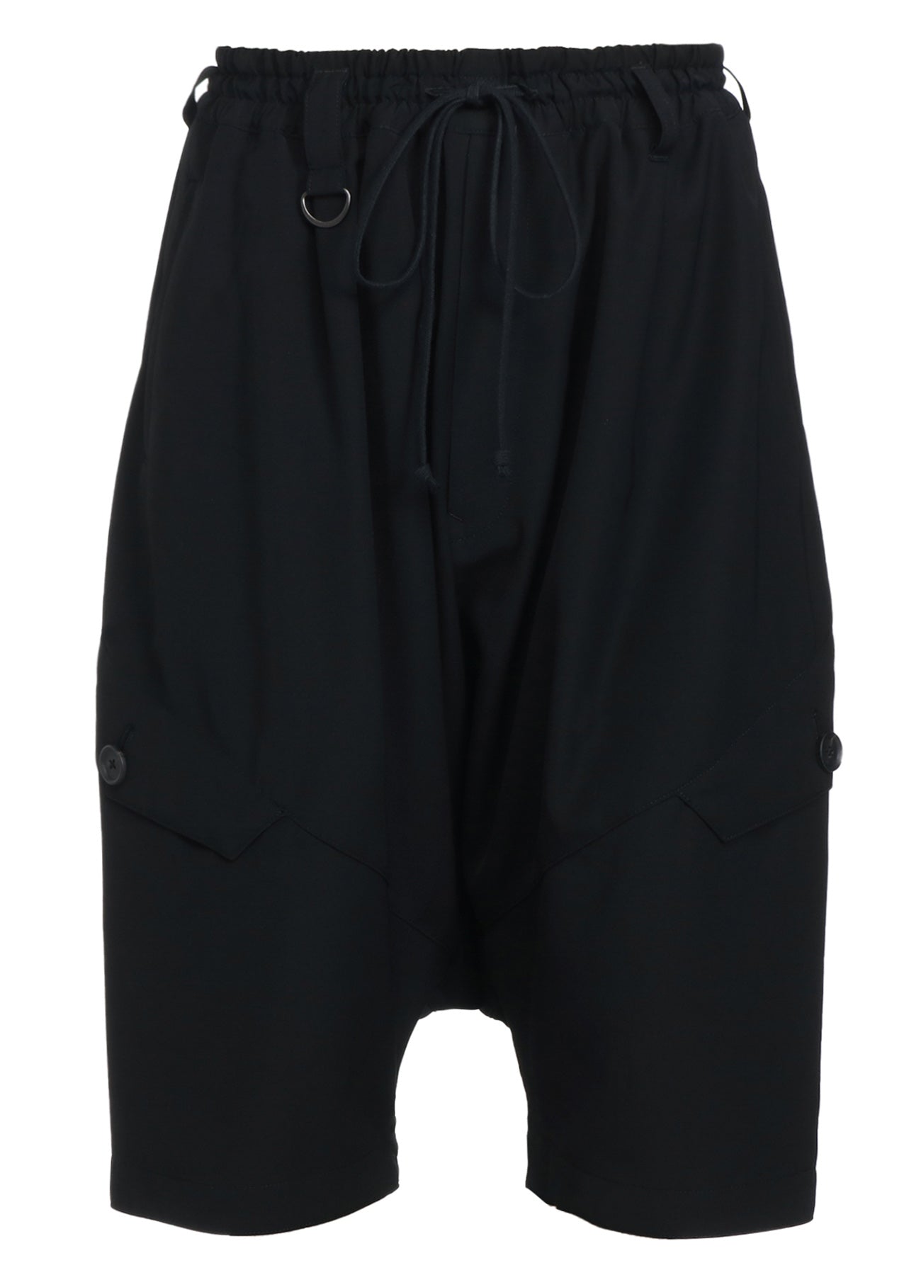 POLYESTER GABARDINE 6-QUARTER-LENGTH SARUEL SHORTS