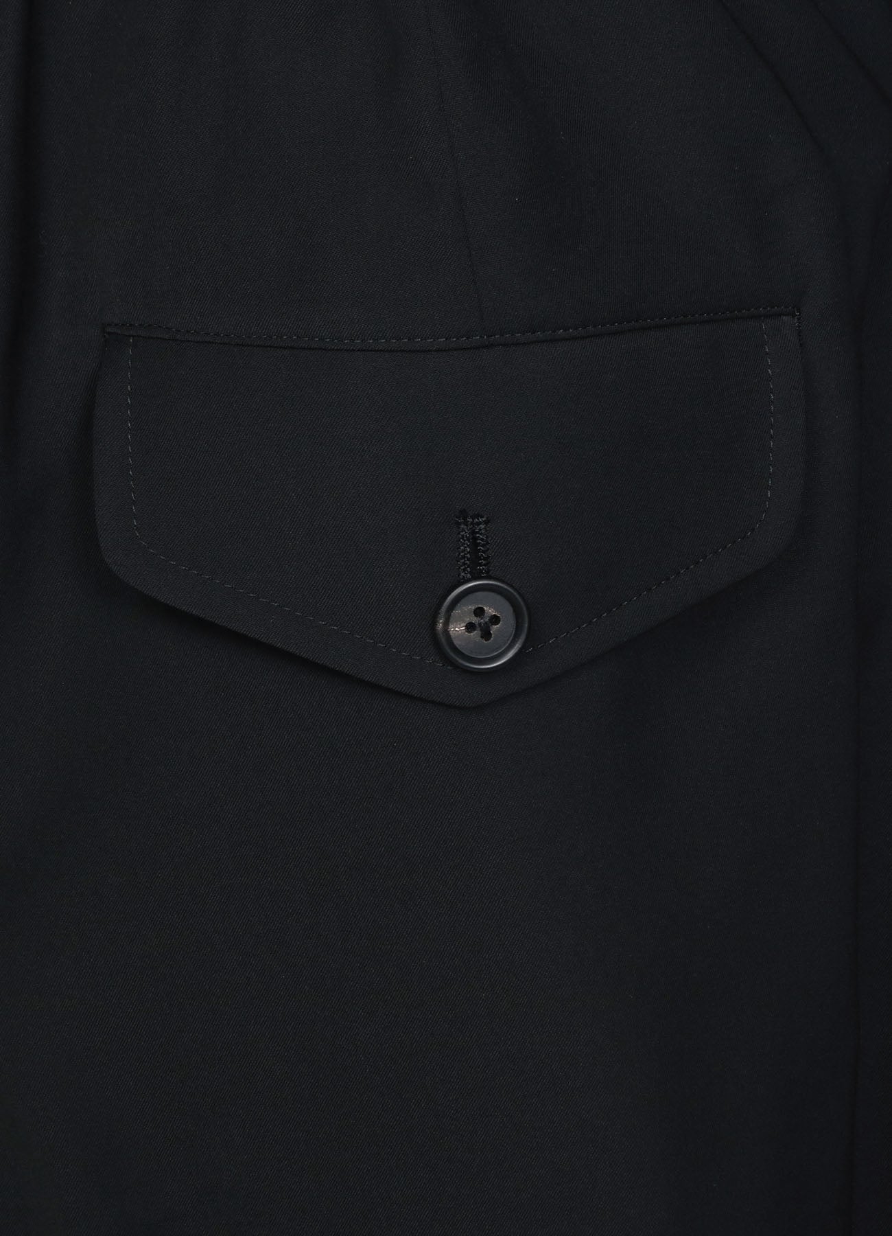 POLYESTER GABARDINE CARGO PANTS WITH BELTED HEMS