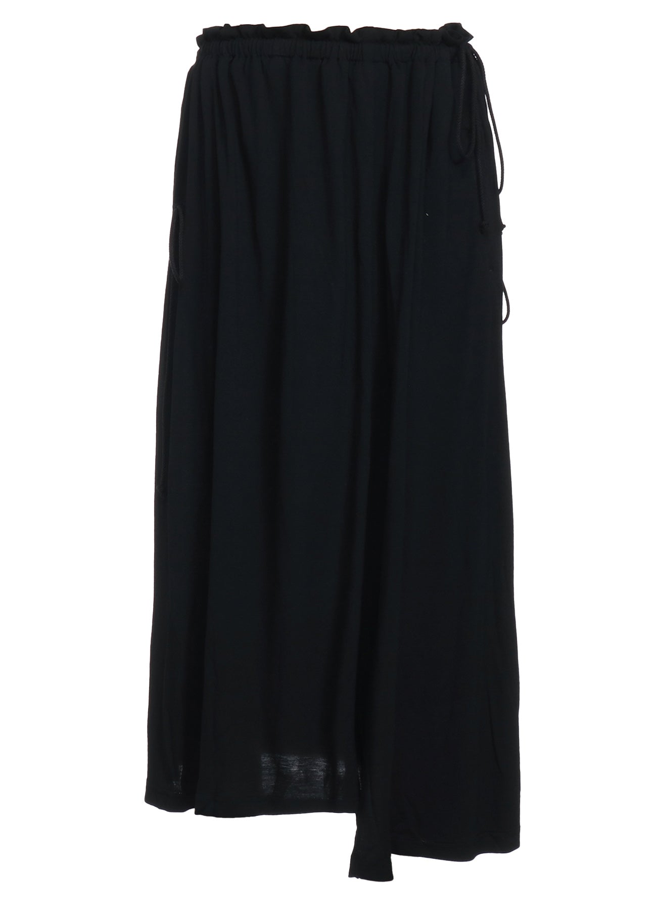 RAYON JERSEY STRINGS GATHERED SKIRT