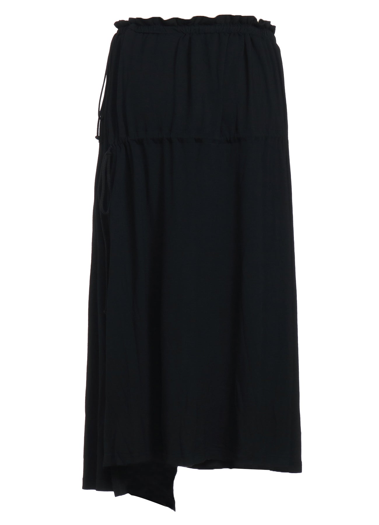 RAYON JERSEY STRINGS GATHERED SKIRT