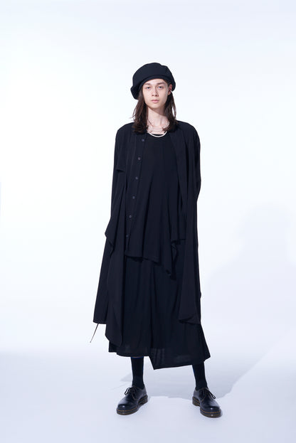 RAYON JERSEY STRINGS GATHERED SKIRT