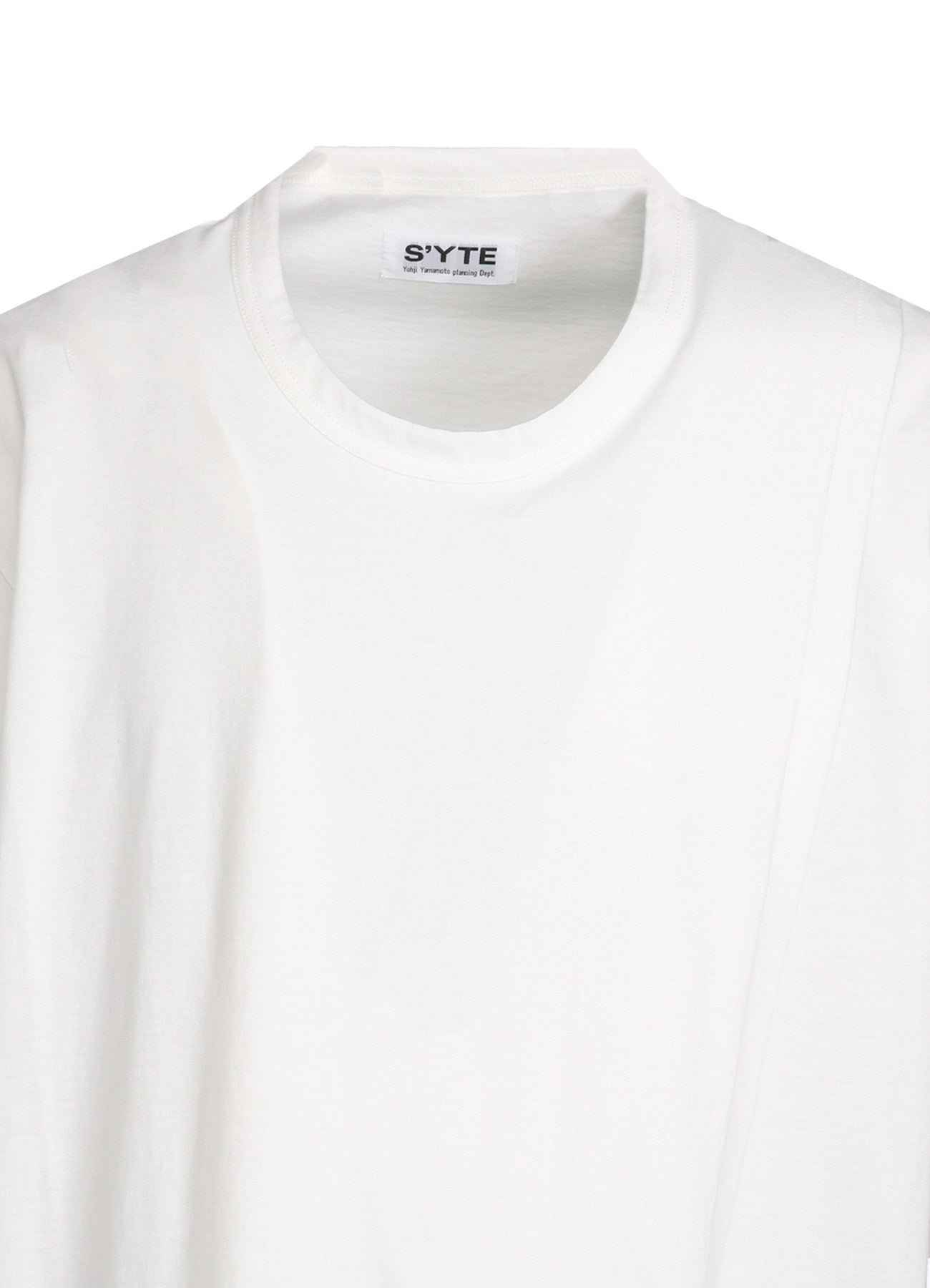 COTTON JERSEY LAYERED T-SHIRT